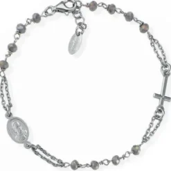 Amen (Kette mit) Kreuz-Rosary Crystal Cross Armband - BROBF3