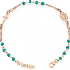 Amen (Kette mit) Kreuz-Rosary Crystal Cross Armband - BRORV3