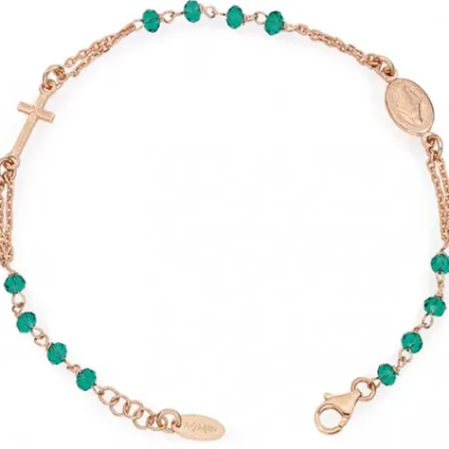 Amen (Kette mit) Kreuz-Rosary Crystal Cross Armband - BRORV3