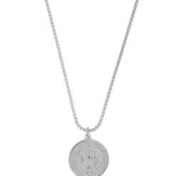 Amen Halsketten-St. Benedict Steel Halskette - ACCLSBTOPB