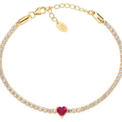 Amen (Kette mit) Herz-Ti Amo Tennis Armband - BT21CUGRBZ16