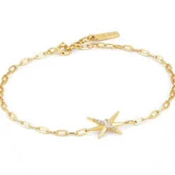 Ania Haie Armbänder-Gold Spike Chain Armband - B053-01G