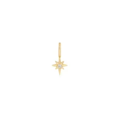 Ania Haie Charms/Beads-Gold Star Charm - NC048-28G