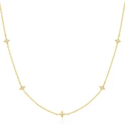 Ania Haie Halsketten-Gold Stars Station Halskette - N061-04G