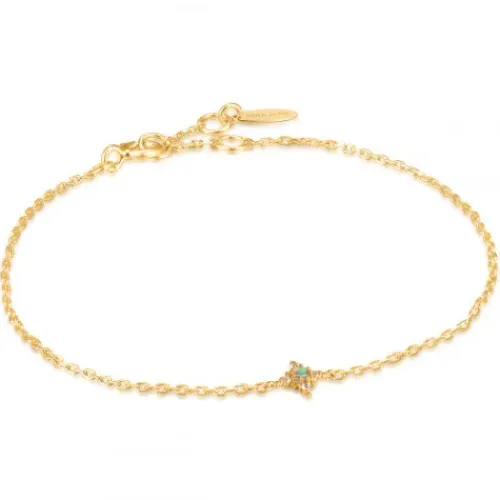 Ania Haie Armbänder-14Kt Gold Opal And White Sapphire Star Armband - BAU001-01YG