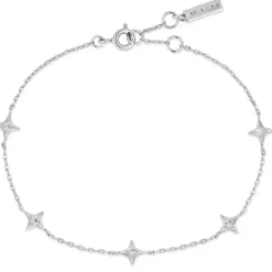 Ania Haie Armbänder-Silver Stars Station Armband - B061-02H