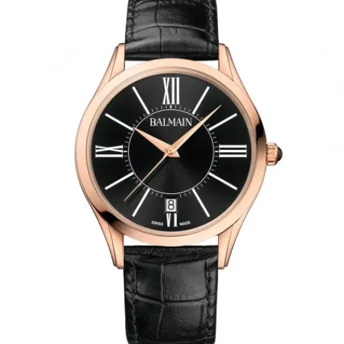 Balmain Lederarmband-Classic R Gent - B4109.32.62