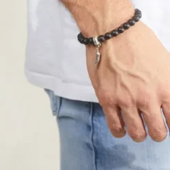 Bikergold Armbänder-Armband Onyx Chili - BG6009