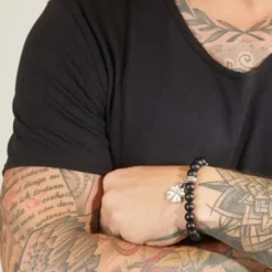 Bikergold Armbänder-Armband Onyx Lucky - BG6010