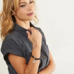 Bikergold Armbänder-Armband Onyx Lucky - BG6010