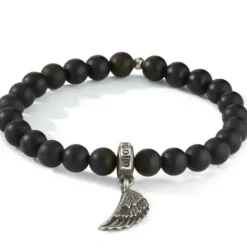 Bikergold Armbänder-Armband Onyx Wing - BG6004