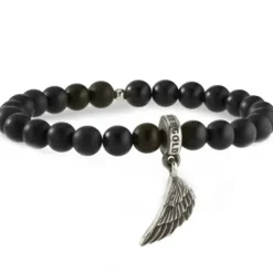 Bikergold Armbänder-Armband Onyx Wing - BG6004
