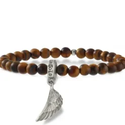 Bikergold Armbänder-Armband Tigerauge Wing - BG7001