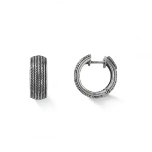 Bikergold Ohrringe-Kreolen Tire Nostalgic - BG3004