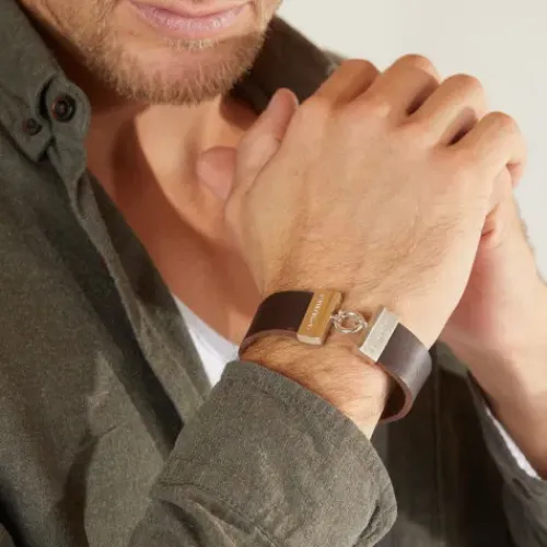 Bikergold Armbänder-Lederarmband Breit - BG8007