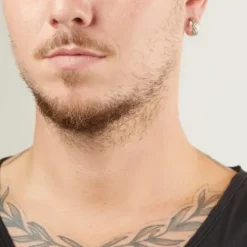 Bikergold Ohrringe-Ohrstecker Einzel Stepp - BG4004