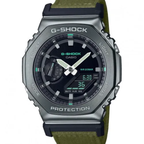 Casio Textilarmband (Nato)-G-Shock - GM-2100CB-3AER