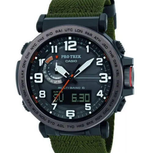 Casio Textilarmband (Nato)-Pro Trek - PRW-6600YB-3ER