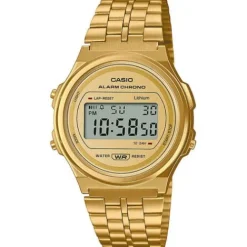 Casio Metallarmband-Vintage Round - A171WEG-9AEF