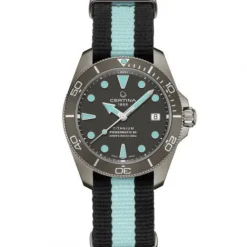 Certina Textilarmband (Nato)-DS Action Diver Powermatic 80 (38 mm) - C032.807.48.081.00