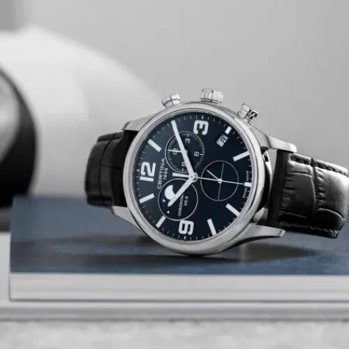Certina Lederarmband-DS8 Chronograph Moonphase - C033.460.16.047.00