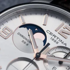 Certina Lederarmband-DS8 Chronograph Moonphase - C033.460.16.037.00