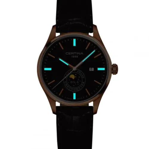 Certina Lederarmband-DS-8 Moon Phase - C033.457.36.051.00