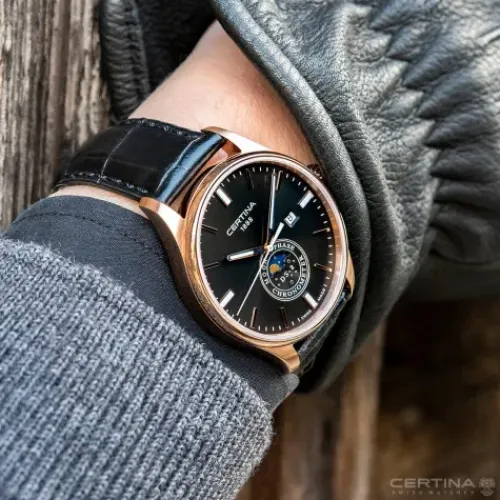 Certina Lederarmband-DS-8 Moon Phase - C033.457.36.051.00