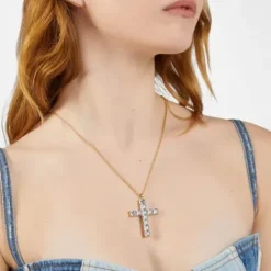 Chiara Ferragni (Kette mit) Kreuz-Croci Halskette - J19AWC16