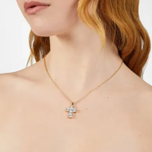 Chiara Ferragni (Kette mit) Kreuz-Croci Halskette - J19AWC18