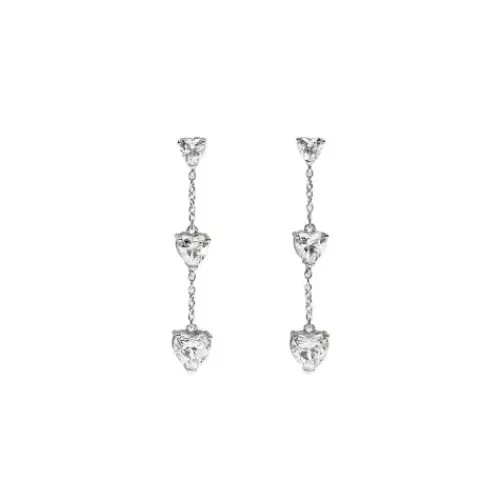 Chiara Ferragni (Kette mit) Herz-Silver Ohstecker - J19AXD23