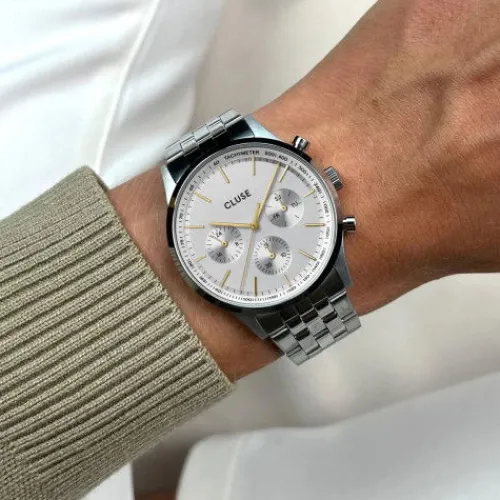 Cluse Metallarmband-Anthéor Silver - CW21010