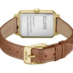 Cluse Lederarmband-Fluette Gold - CW11515