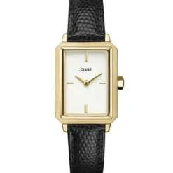 Cluse Lederarmband-Fluette Gold - CW11504