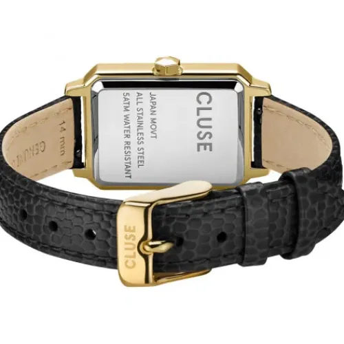 Cluse Lederarmband-Fluette Gold - CW11504