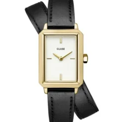 Cluse Lederarmband-Fluette Gold - CW11513