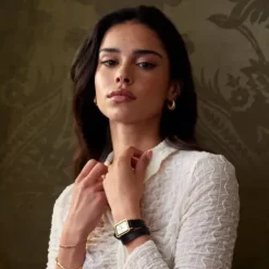 Cluse Lederarmband-Fluette Gold - CW11513