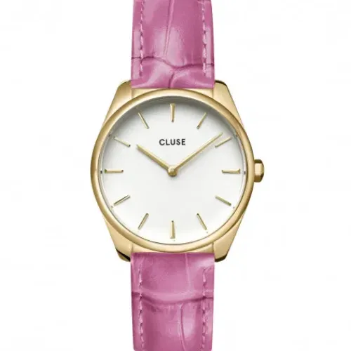 Cluse Lederarmband-Féroce Petite Gold - CW11213