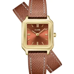 Cluse Lederarmband-Gracieuse Petite Gold - CW11810