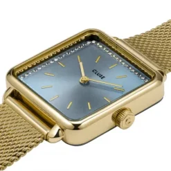 Cluse Metallarmband-La Tétragone Mesh Gold - CW10310