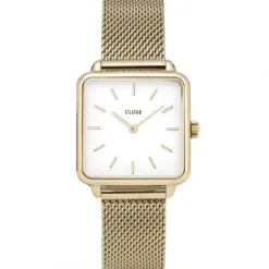 Cluse Metallarmband-La Tétragone Mesh Gold - CW0101207002