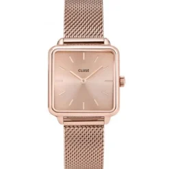 Cluse Metallarmband-La Tétragone Mesh Rosé - CW0101207009