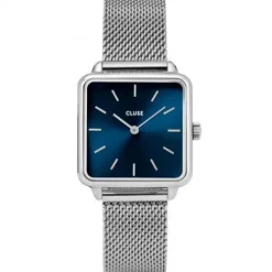 Cluse Metallarmband-La Tétragone Mesh Silver - CW0101207012