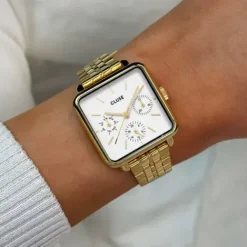 Cluse Metallarmband-La Tétragone Multifunction Gold - CW13804