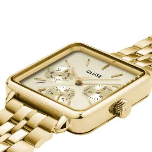 Cluse Metallarmband-La Tétragone Multifunction Gold - CW13801