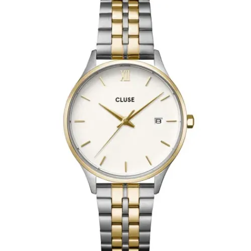 Cluse Metallarmband-Minuit Date Bicolor - CW14302