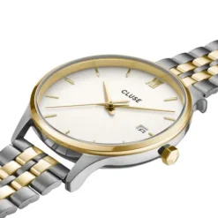 Cluse Metallarmband-Minuit Date Bicolor - CW14302