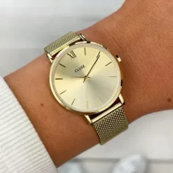 Cluse Metallarmband-Minuit Mesh Gold - CW10208