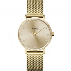 Cluse Metallarmband-Minuit Mesh Gold - CW10204