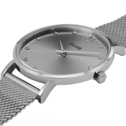 Cluse Metallarmband-Minuit Mesh Silver - CW10203